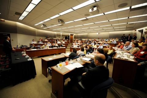 University of Chicago President Robert Zimmer gives welcoming remarks at the May 2009 Consortium convening