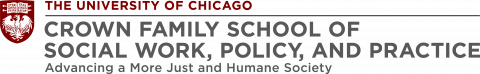 Logo: UChicago Crown Family School of Social Work, Policy, and Practice